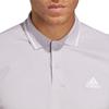 adidas Essential Polo Shirts Men's Silver Polo Collar Moderate Straight Fit IC9316
