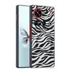 For ZTE nubia Z70 Ultra and Z70S Ultra Case Dairy Cow Zebra Leather Magnetic Suction Keys Lens Frame Anti-Fingerprint Soft Cover