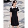 Women's Summer Short Sleeve Polo A-Line Dress