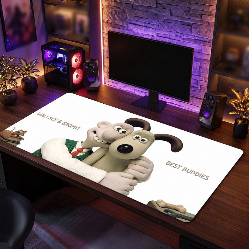 Covoraș Mare pentru Mouse Wallace & Gromit Extins Moale Covoraș pentru Birou Gaming Birou Masă Calculator Decor Covoraș
