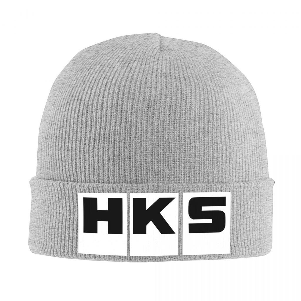 HKS Logo Auto JDM Warme Strickmütze Mode Mützenhut Herbst Winter Outdoor Beanie Hüte für Männer Frauen Erwachsene