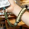 Adjustable Braided Phone and Camera Strap with Colorful Wrist Lanyard & Keychain
