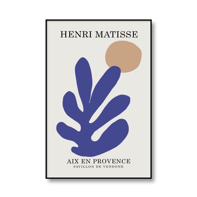 

Высокое качество абстрактное лицо с принтом листьев, художественный вырезной плакат, Анри Матисс, современный домашний декор для спальни, картина на холсте, живопись 21cm×30cm NoFrame