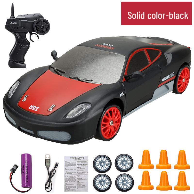 

Huangbo 2.4G High-Speed RC Drift Car: Four-Wheel Drive, Rechargeable Remote Control Toy for Kids and Boys 1:24