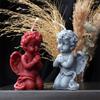Silicone 3D Angel Candle Mold: Human Body with Wings for Aromatherapy Ornaments