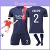 Echipament Fotbal Paris Saint-Germain Sezon Nou Messi Neymar Mbappe Fibră de Poliester