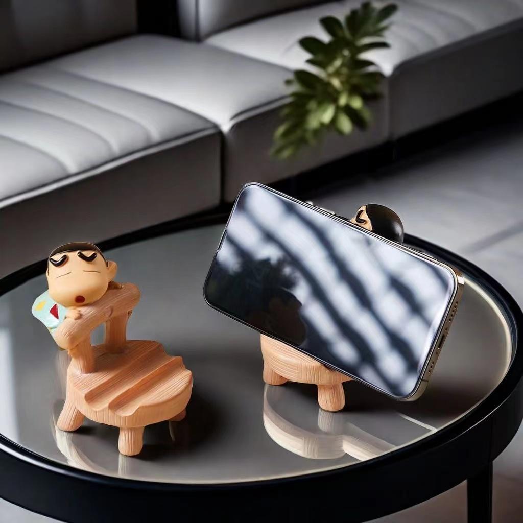 Anime Cartoon Cute Crayon Shin-chan Mobile Phone Stand Creative