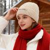 Herbst Winter Wollmütze Herren Damen Kälteabweisend Warmhaltend Pullover Strickmütze