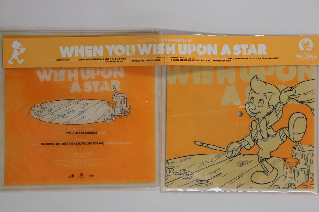 7inch Record VARIOUS - When You Wish Upon A STAR RR12884289 WALT DISNEY 2003 Japan Obi Anime/Game Used