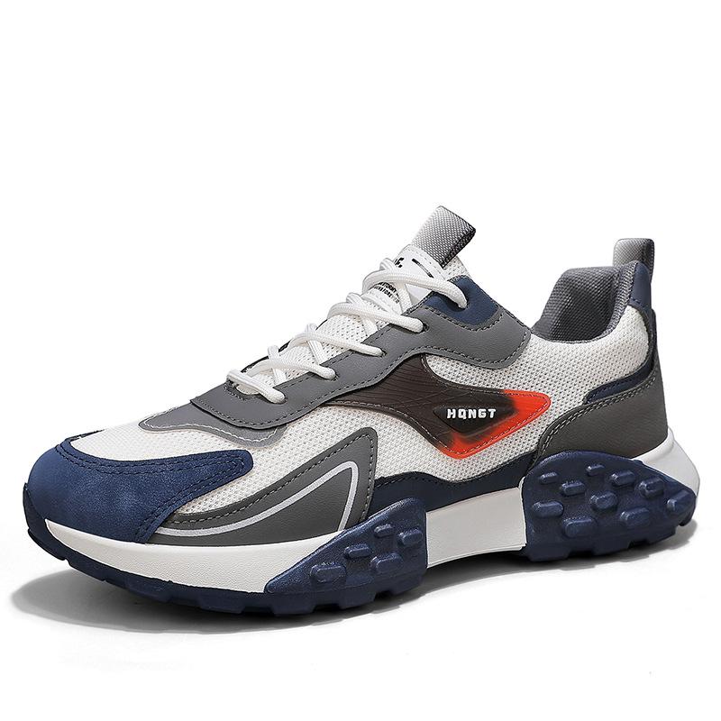 

2024 autumn new men s platform dad shoes mesh breathable Forrest Gump running shoes live sports and leisure men s shoes 45