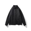 American vintage Contrast Color Lapel Pleat Cargo Shirts Men's Spring and Summer Thin Outerwear Foreign Trade Men's Casual Shirt