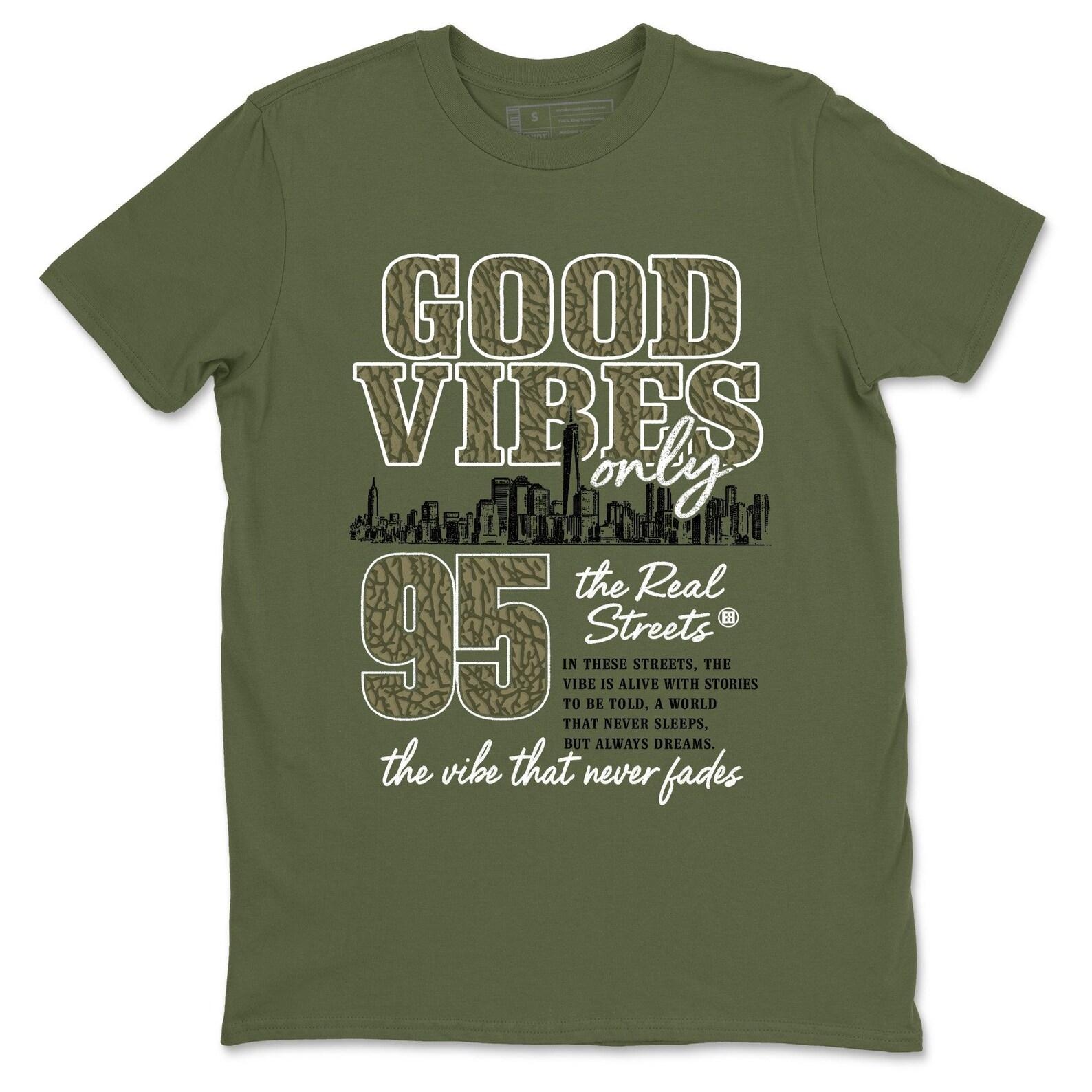 Good Vibes Only Graphic Tee, Streetwear T-Shirt L
