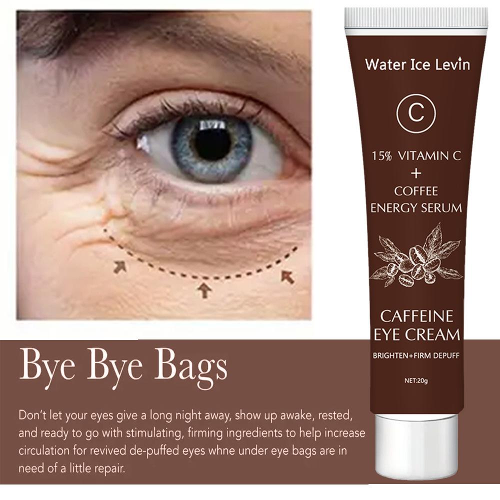Caffeine + Vitamin C Eye Cream Stick with Botanical Extracts Gently Nourishes Improves Fine Lines Relieves Eye Bags Dark Circles Enhances Elasticity