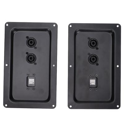 2PCS Iron Speaker Wiring Back Panel Audio Junction Box for 715 725 Stage Speakers Professional Stage