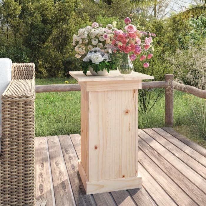 VidaXL Flower Stand 40x40x60 Cm Solid Pine Wood 823629