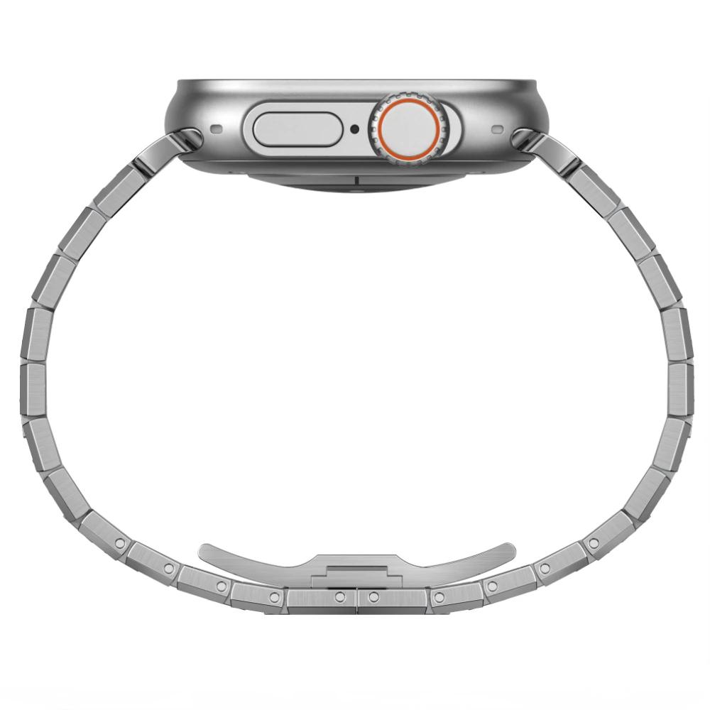 Stainless Steel Band For Apple Watch Ultra 2 49mm 46mm 45mm 44mm 42mm Metal Wristband iWatch Series 10 9 8 7 6 5 SE 4 49mm Strap