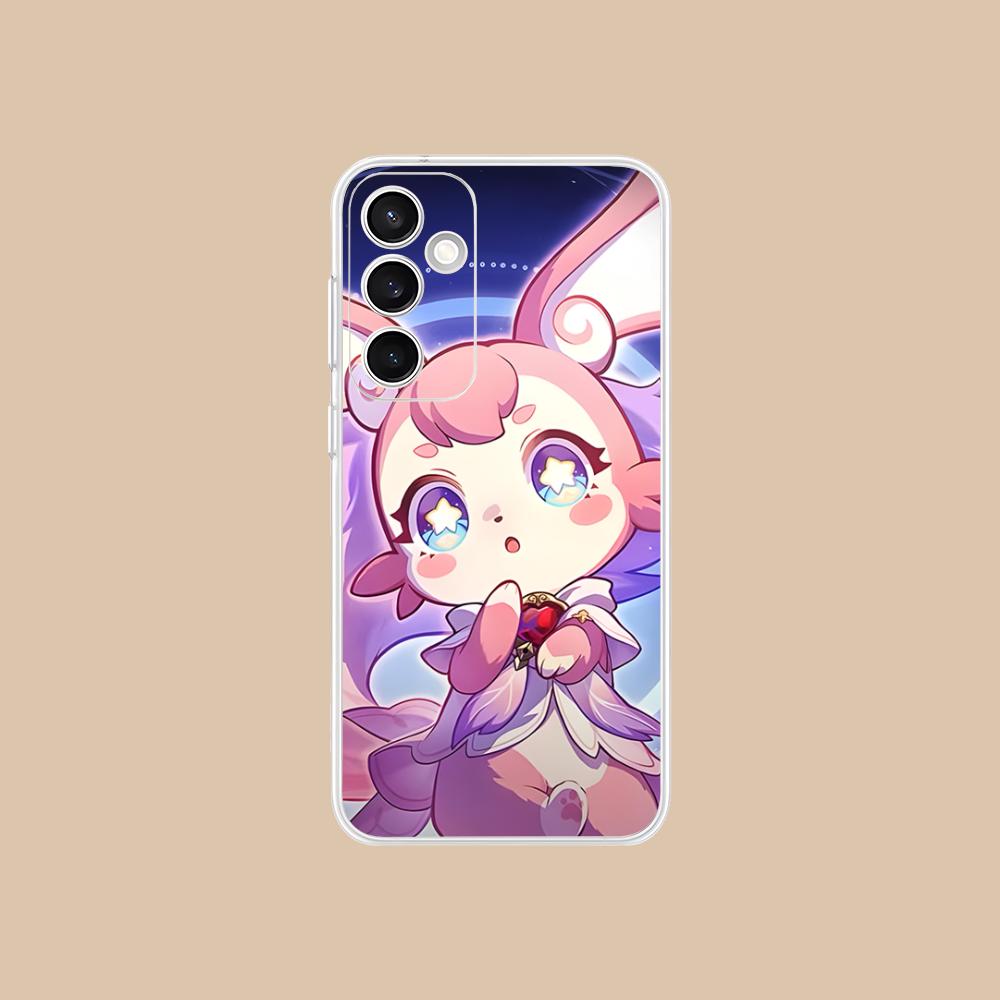 

HSR Mem Clear Mobile Phone Case for Samsung Galaxy S25 S24 S23 S22 S21Plus FE Ultra Colorful Cover Galaxy S24