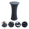 Premium Spandex Round Table Cover Elastic Skirt for Hotel Wedding Banquet Decor