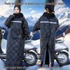 Winter Fleecegefütterte Rad- & Motorrad-Windjacke zur Trennung von Mann und Fahrzeug