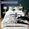 Berserk Pattern Bedding,Quilt Set Quilt Cover Pillowcase Home Birthday Gift(1 * Duvet Cover + 2 * Pillowcase, Without Core)_lx