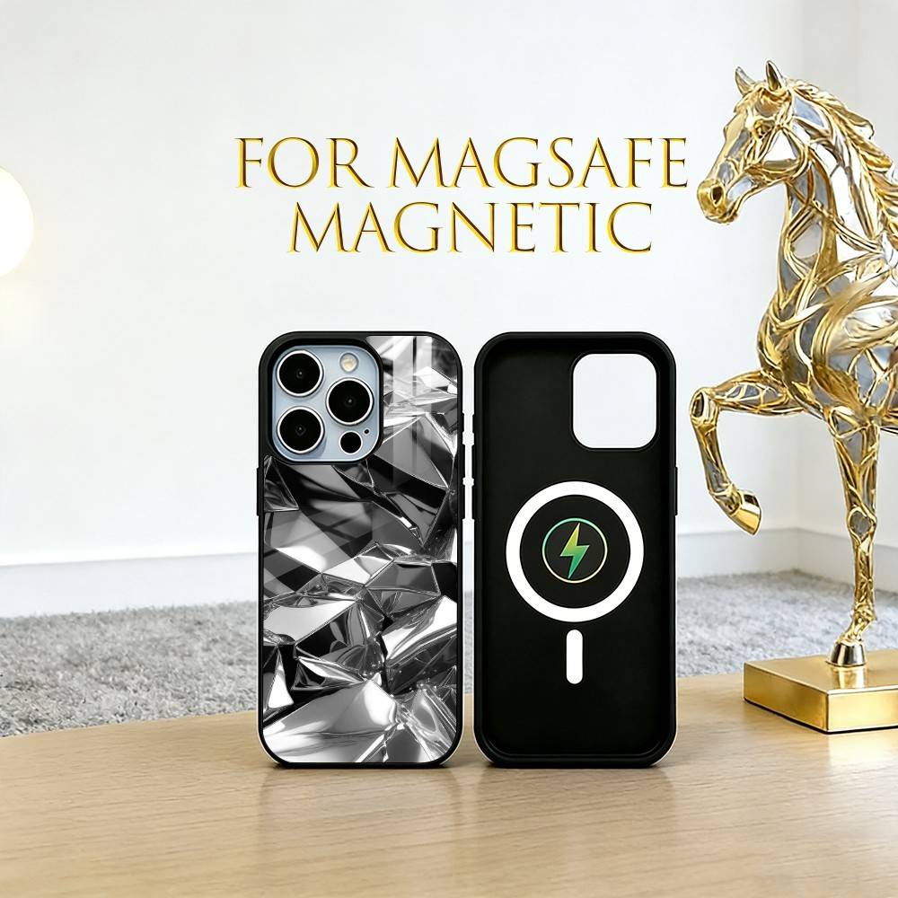

prism Phone Case For iPhone17,16,15,14,13,12,11 Plus,Pro Magnetic For Magsafe Wireless Charging iPhone16ProMax