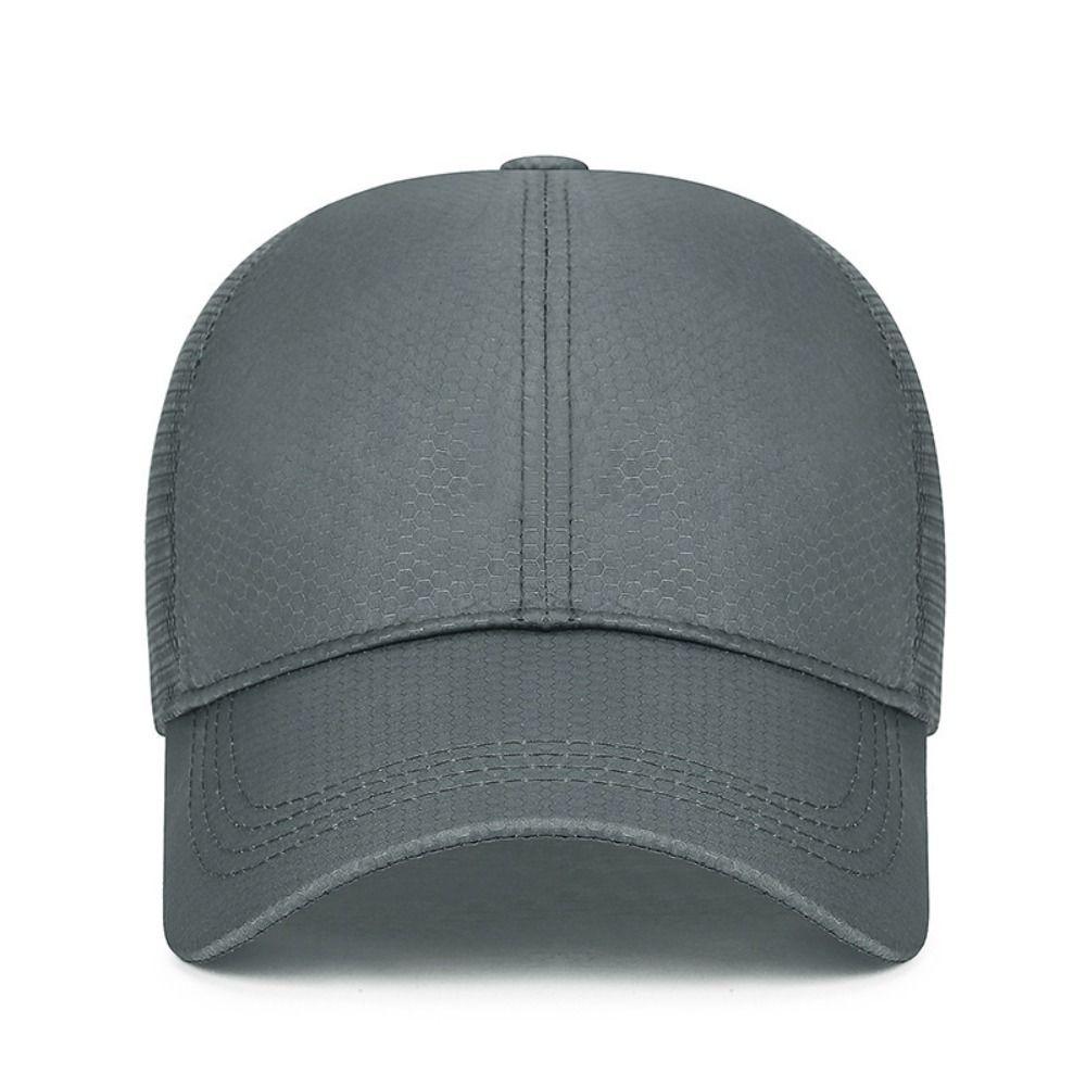 Honeycomb Breathable Mesh Quick-Drying Hat Adjustable Baseball Cap For Women Men