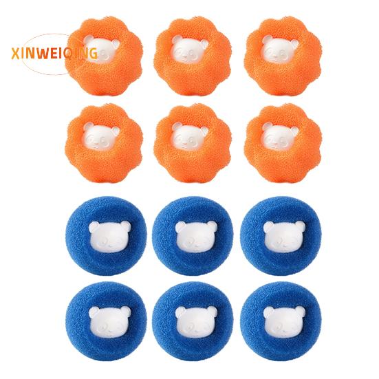 

12 шт. шарик для стирки многоразовой одежды для стирки одежды, ловушка для ворса, эффективное средство для удаления волос для стиральной машины 12pcs