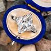 Classic Copper Alloy Zircon Ring Ladies Jewelry Wedding Promise Party Gift
