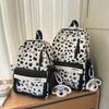 Dog Printed Backpack Student Lightweight Schoolbag Girls Large Capacity Backpack