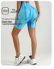 Women's Colorful Aurora Honey Butt Lifting Yoga Shorts - Quick-drying Gradient Fitness Three-quarter Sports Pants