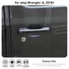 ABS Car Leaf Panel Air Vent  Decoration Tailgate Glass Hinge Tailgate Handle Shell Cover For Jeep Wrangler JL 2018 Up 4-Door  Exterior Accessories