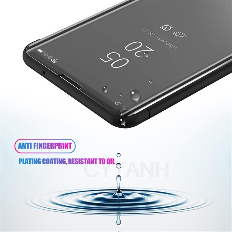 Intelligente Spiegel Flip Phone Hülle für Samsung Galaxy Z Fold 8 Z Fold 7 Z Fold 6 Z Fold 5 Z Fold 4 Z Fold 3 5G Lederhülle