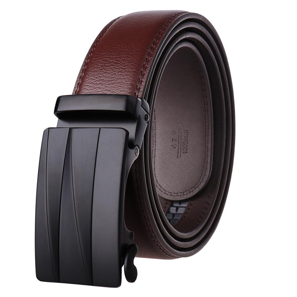 Premium Sense, Business Men'S Belt Automatic Buckle Belt, Two-Layer Cowhide Belt Ly36-21728-1