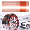 10 Stück Schneereifenkette Auto Anti-Rutsch-Notfall Winterfahrspikes Autoreifen