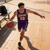 Fioletowy 24 Lakers Lebron James Zestaw Koszulek Dorosły Dzieci Oddychający Uniform Koszykarski Rekreacja Fitness Odzież Sportowa