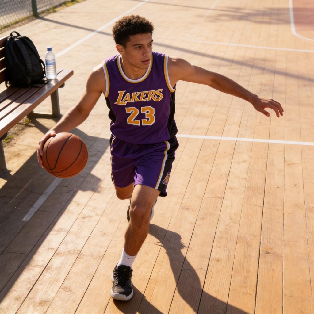 Fioletowy 24 Lakers Lebron James Zestaw Koszulek Dorosły Dzieci Oddychający Uniform Koszykarski Rekreacja Fitness Odzież Sportowa