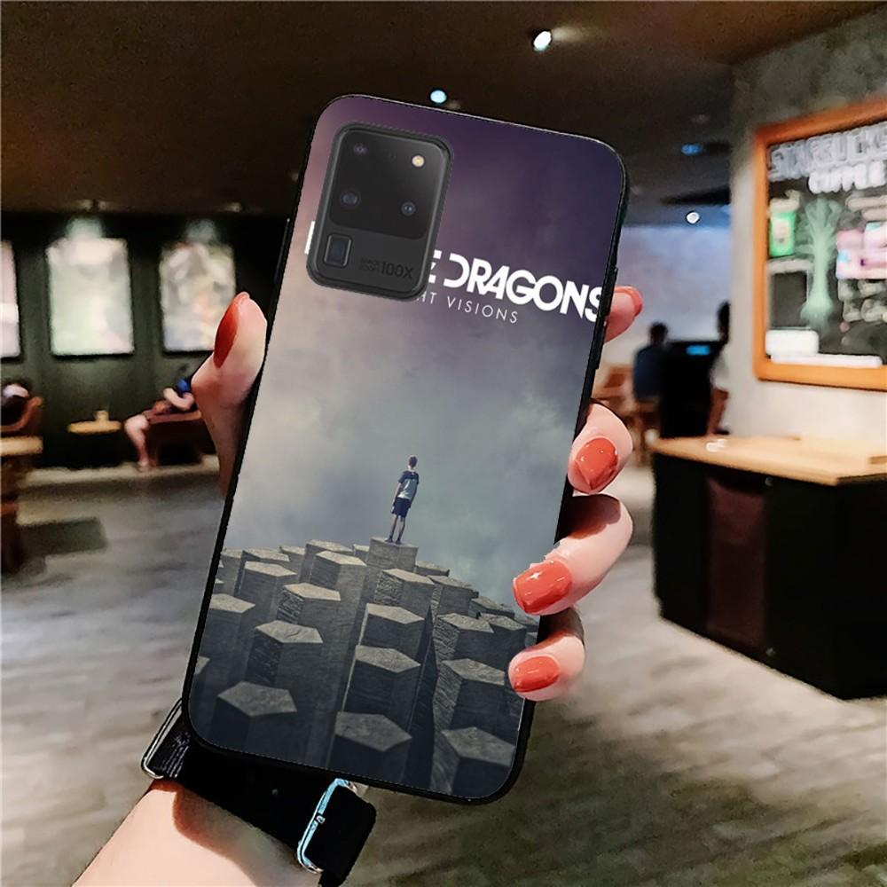 

Imagine Dragons Phone Case For Samsung S 9 10 20 21 22 23 30 23 24 plus lite Ultra FE S10lite Fundas Samsung S10 5G