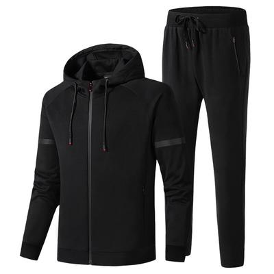 Pánské sportovní teplákové soupravy Pánská móda Sportovní souprava Jarní Podzim Oblečení Obleky Bunda + Kalhoty Kvalita Plus Velikost L -8xl