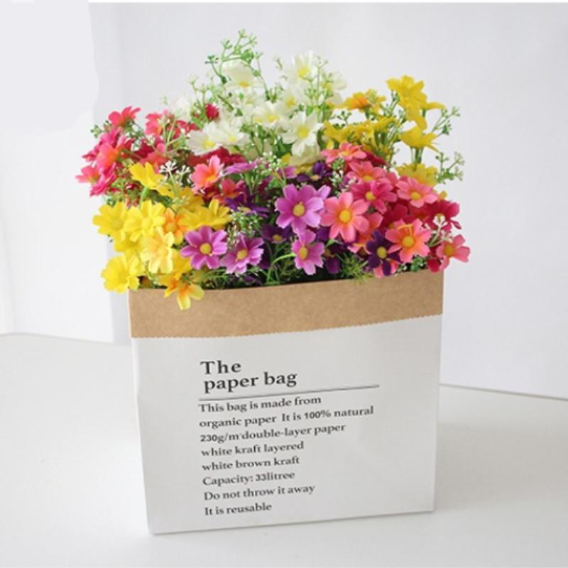 Chrysanthemum 28 Heads Artificial Fake Flower Home Coffee Shop Wedding Decor