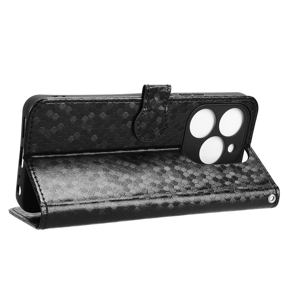 Etui portfelowe dla Blackview Shark 9 5G z wytłoczonym wzorem kropek, pokrowiec na telefon ze skóry PU