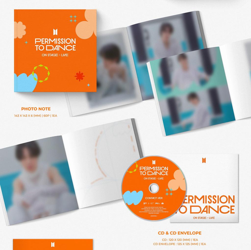 BTS PERMISSION TO DANCE ON [Official Import] STAGE-LIVE (Korean Edition)