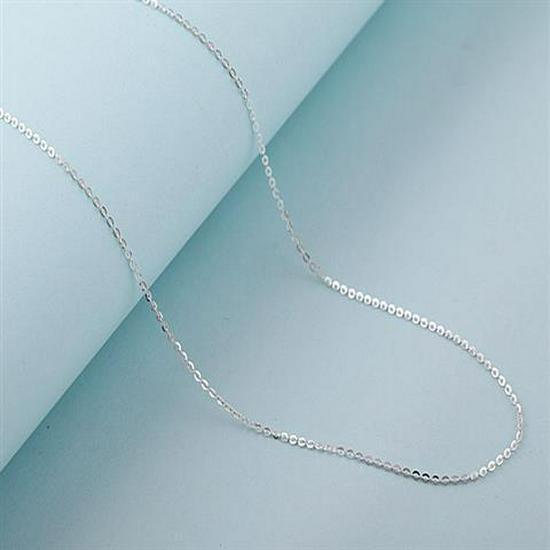 

Женское колье из стерлингового серебра на ключицу - Простое, элегантное и модное, длинная/короткая цепочка, серебро 999 пробы Pure Silver