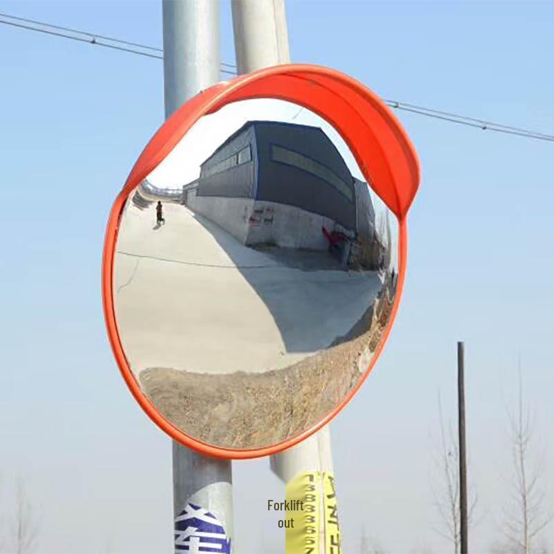 Indoor/Underground Traffic Convex Mirror - Anti-Theft Safety Reflective Mirror for Supermarkets & Parking Lots