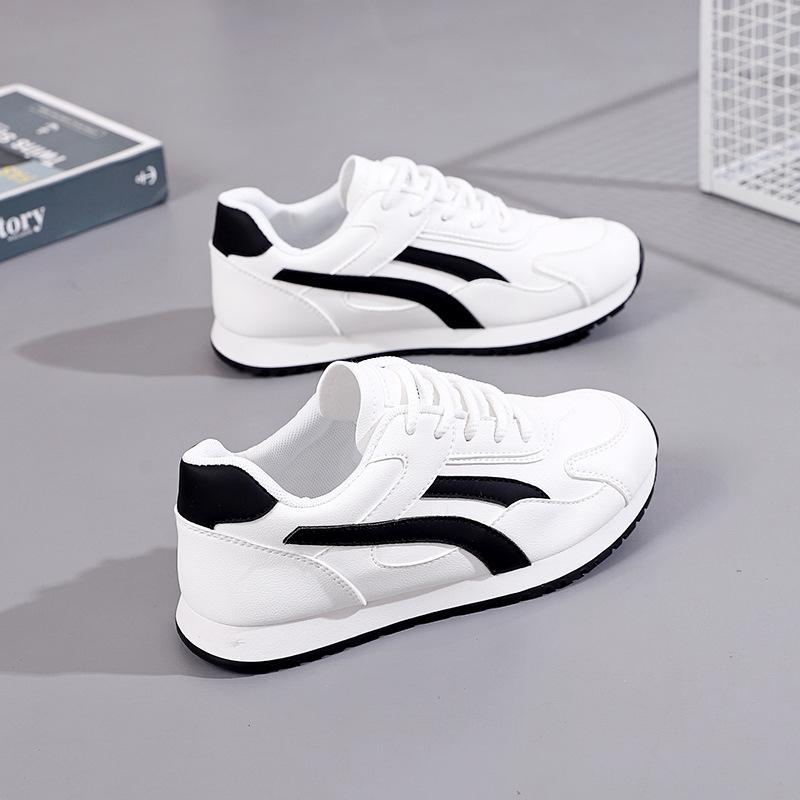 2025 little white shoes women's spring new Korean version ins female student leisure sports versatile Forrest Gump shoes street shot LF906