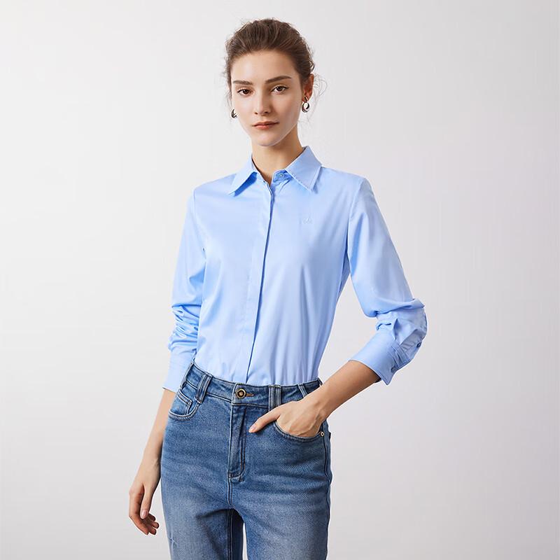 Navicare Women s Long Sleeve Solid Slim Fit Shirt M