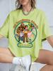 My Imaginary Friends Prints Short Sleeve TShirts Women Cotton Summer Tee Shirts Soft Loose ONeck Tops Casual Womans Clothes