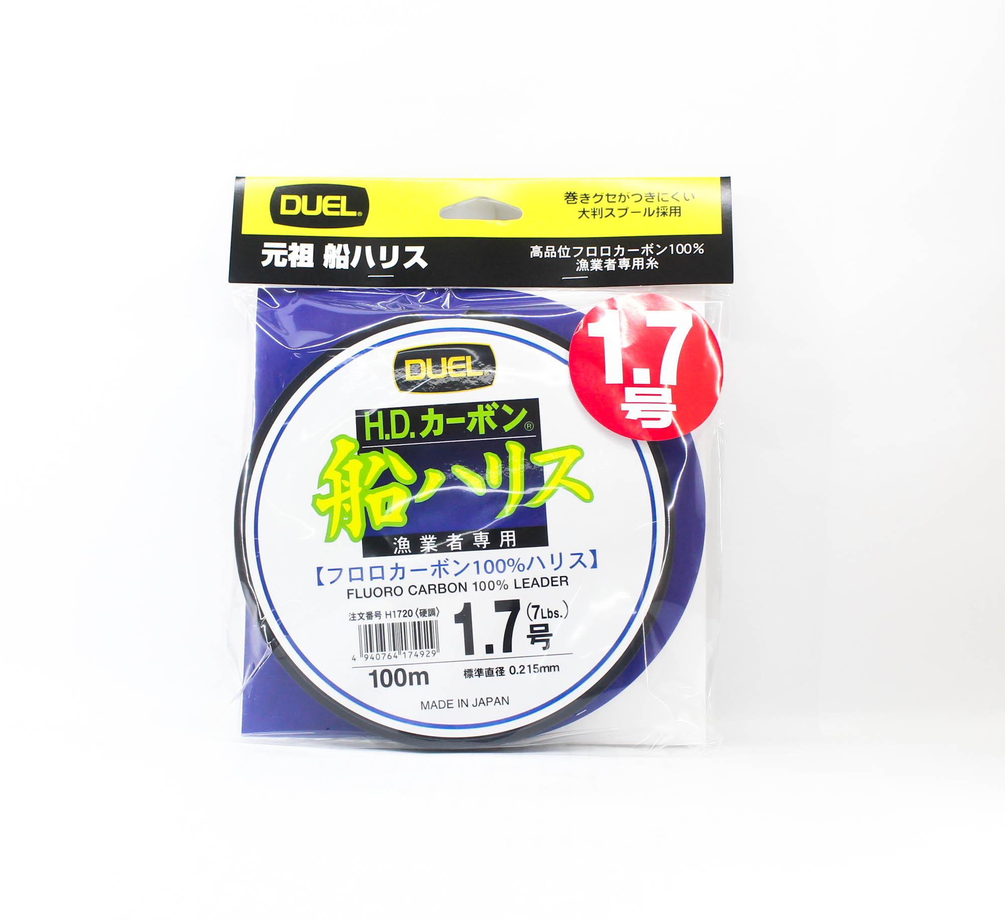 

Yo Zuri Duel Fune Leader Fluorocarbon 100m Size 1.7 7lb H1720 (4929) чистый