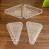 50pcs PET Plastic Cake Slice Containers Disposable Pie Package Box Dessert Storage Box  Bakery Use
