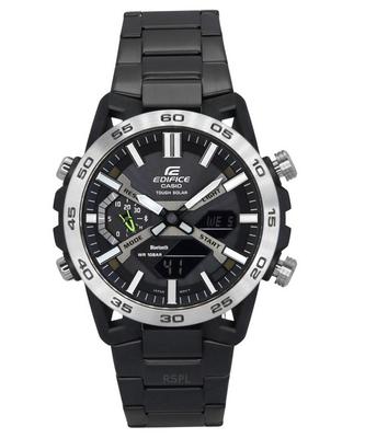 Edifice Sospensione Analog Digital Smartphone Link Tough Solar ECB-2000DD-1A 100M Męski zegarek