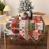 Creative Knitted Fabric Christmas Tablecloth & Runner Set